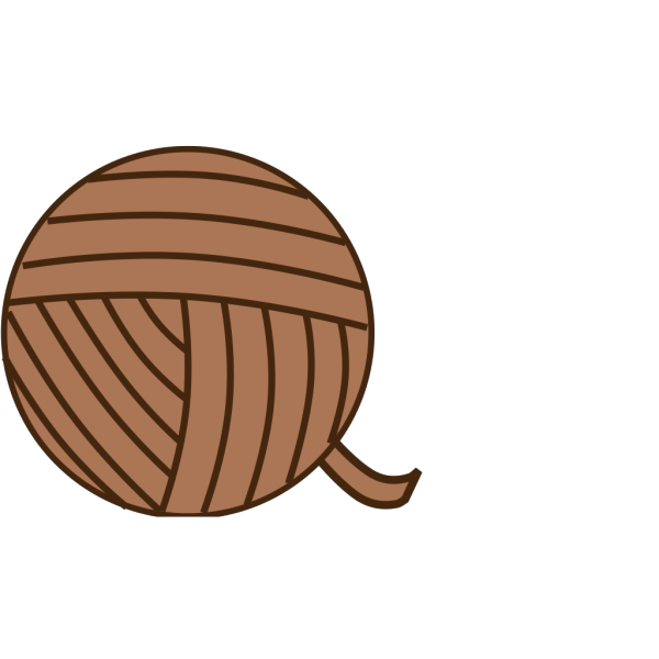 Brown Yarn PNG Clip art