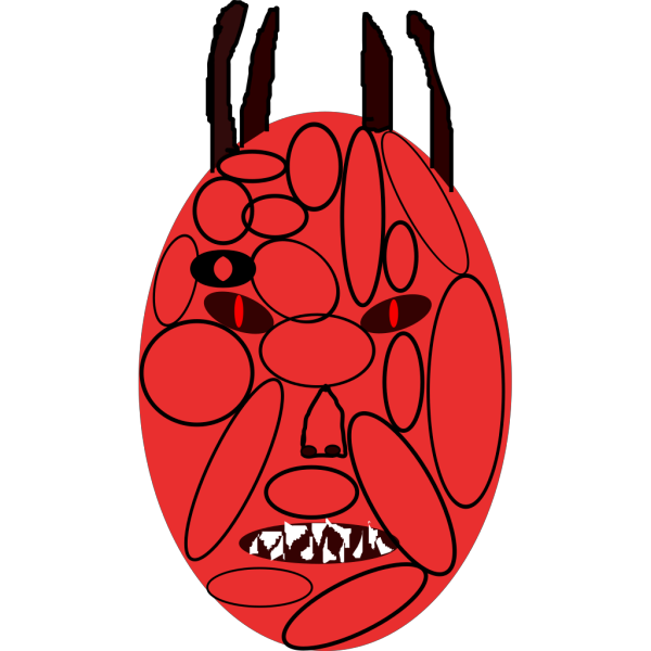 Demon Head PNG Clip art