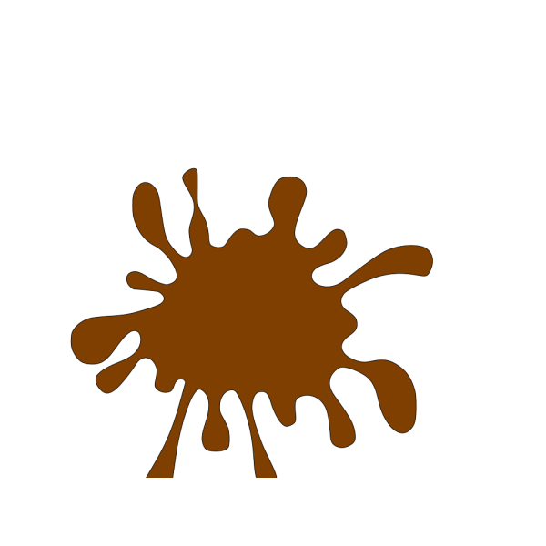 Brown Splat PNG Clip art
