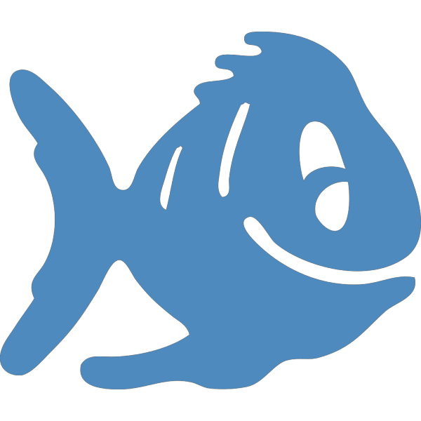 Cartoon Fish Silhouette PNG Clip art