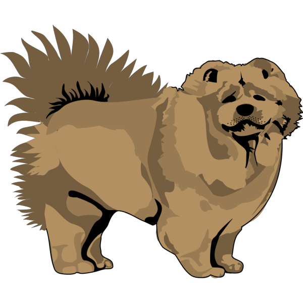 Brown Chow PNG Clip art