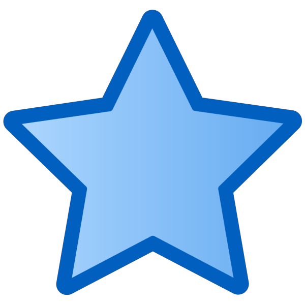 Blue Star PNG Clip art