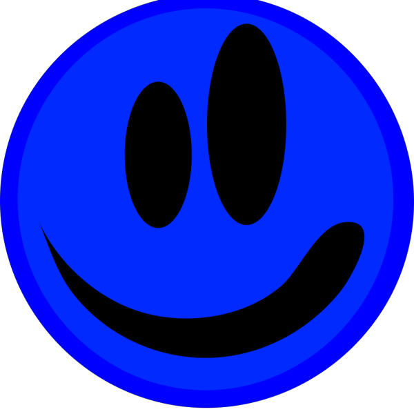 Blue Face PNG Clip art