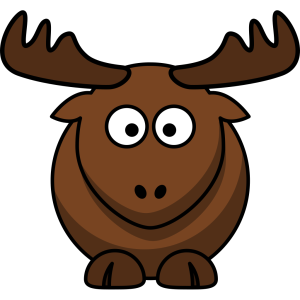 Cartoon Elk PNG Clip art