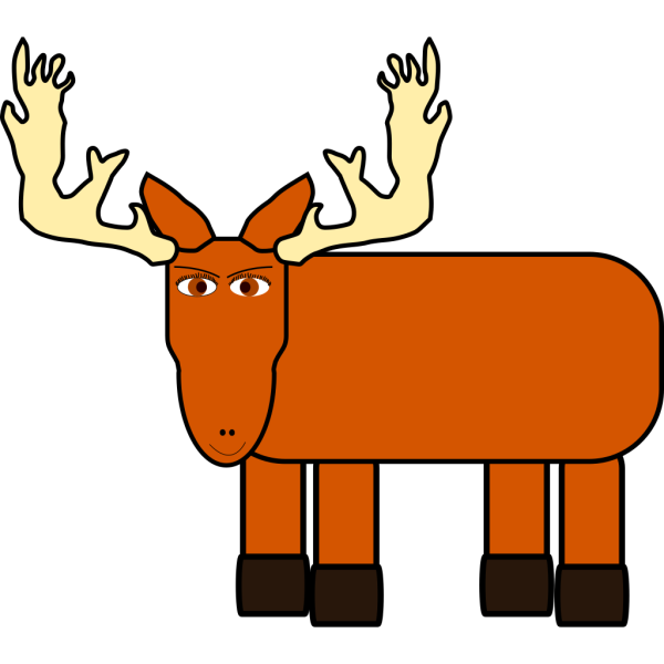 Cartoon Moose PNG Clip art