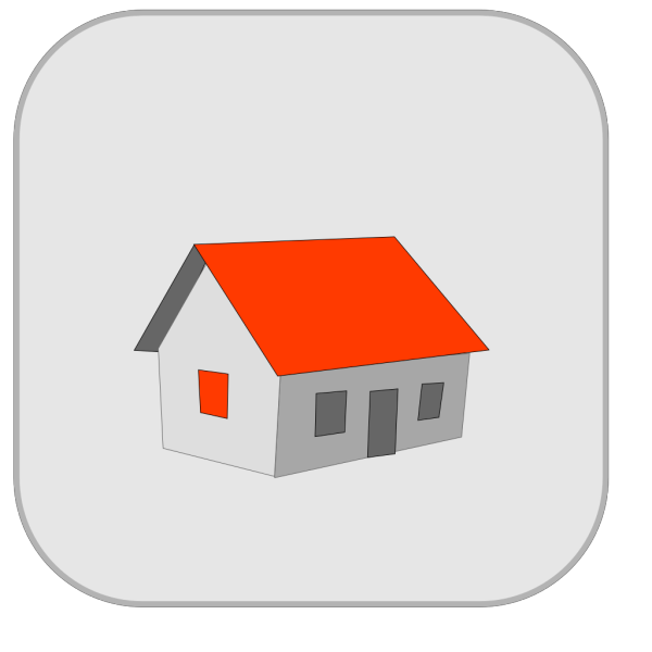 Brown House Icon PNG Clip art