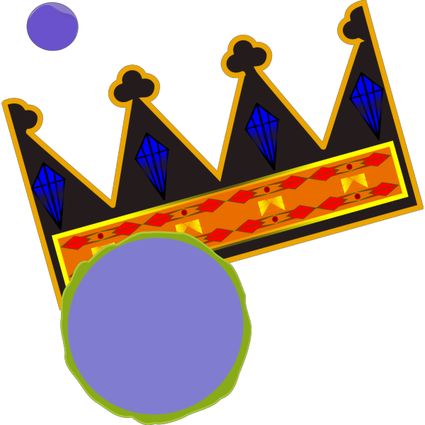 Blue Crown PNG Clip art