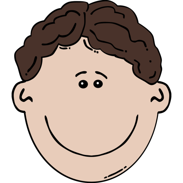 Brown Haired Boy Cartoon PNG Clip art