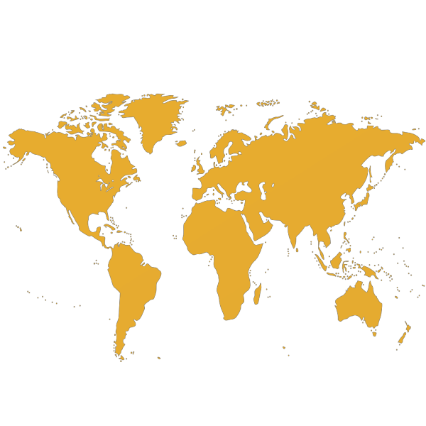 World Map Silhouette PNG Clip art