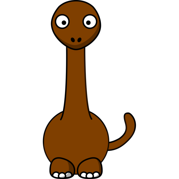 Brown Dinosaur PNG Clip art