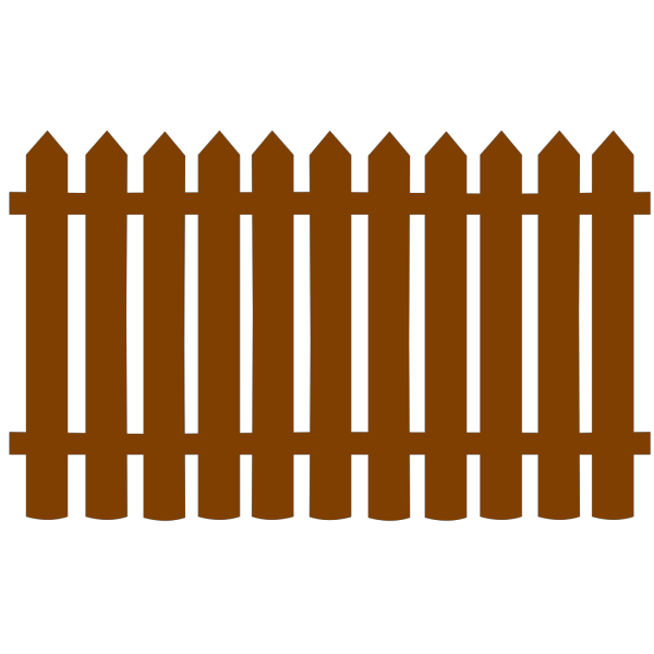 Brown Fences PNG Clip art