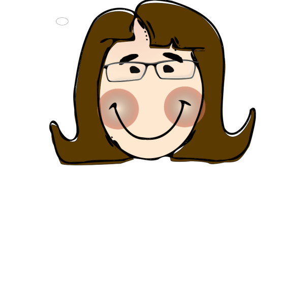 Woman With Glasses PNG Clip art