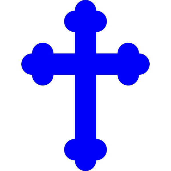 Blue Cross PNG Clip art
