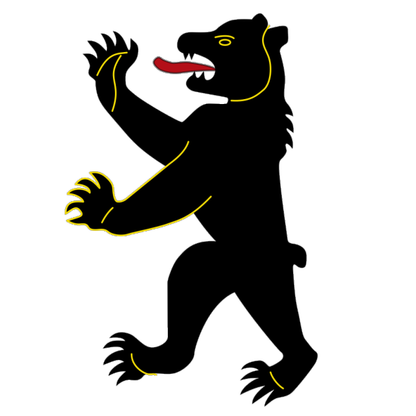 Rampant Bear PNG Clip art