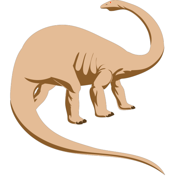 Peach Colored Dinosaur PNG images