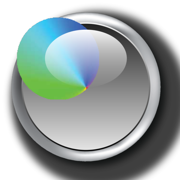 Rainbow Circle Button PNG Clip art