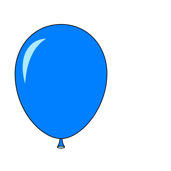 New Blue Balloon - Light Lft PNG Clip art