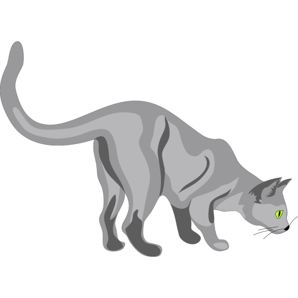 Sniffing Cat PNG Clip art