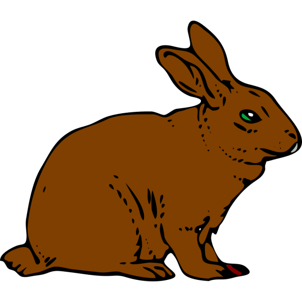 Brown Rabbit PNG Clip art