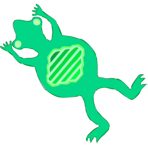 Frog Roadkill PNG Clip art