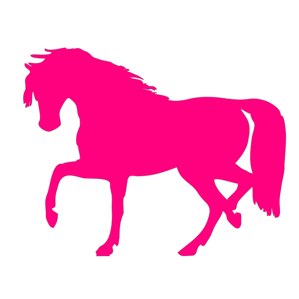 Pink Horse PNG Clip art