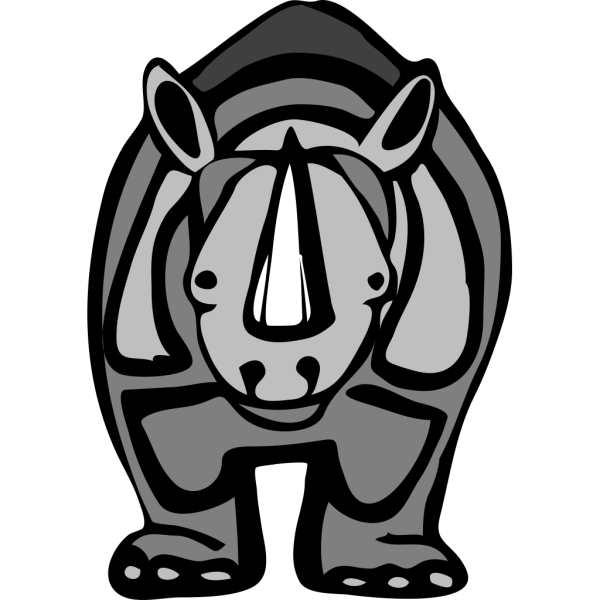 Cartoon Rhinoceros PNG images