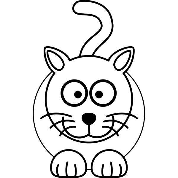 Black And White Cat PNG Clip art