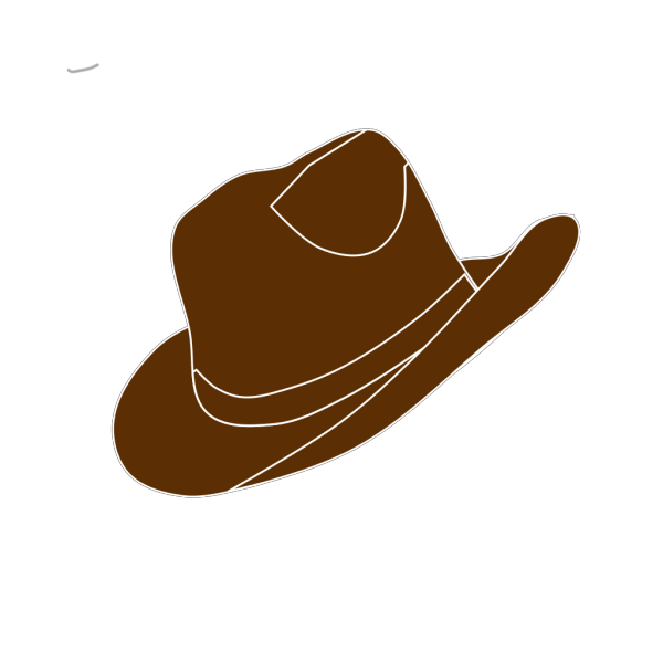 Brown Cowgirl Hat PNG Clip art