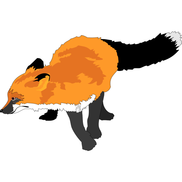 Running Fox PNG Clip art