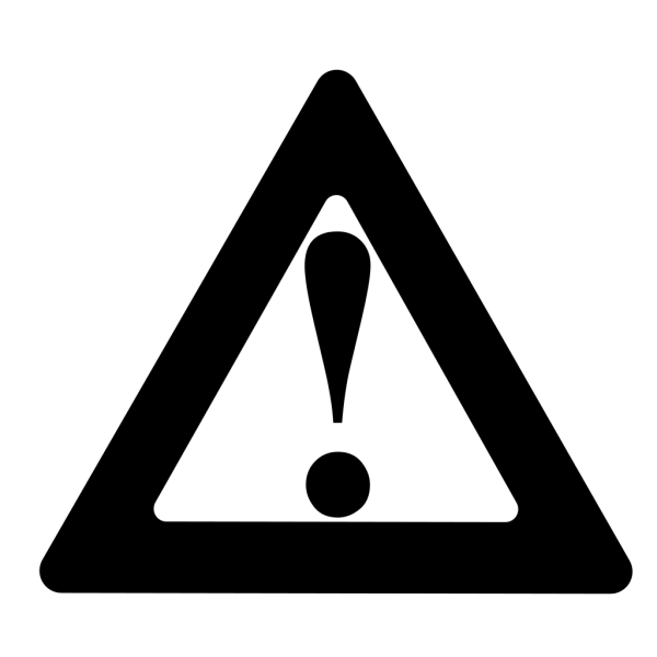 Black Black Warning PNG Clip art