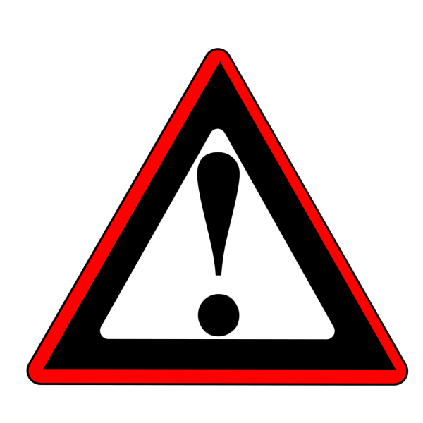 Red Black Warning 1 PNG Clip art