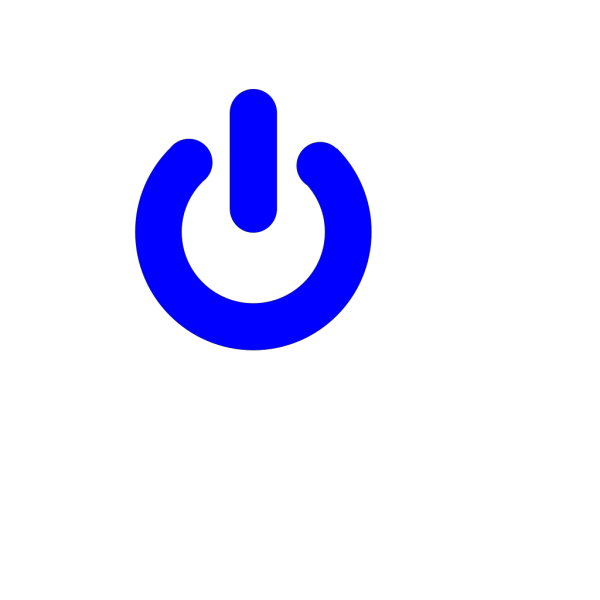 Blue Power PNG Clip art