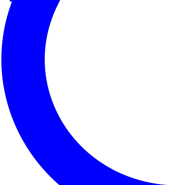 Blue F Power Button PNG Clip art
