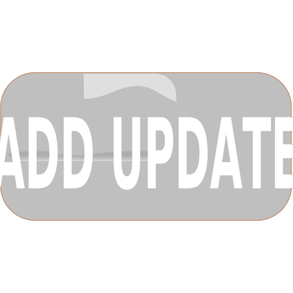 Gray Add Update Rectangle Button PNG Clip art