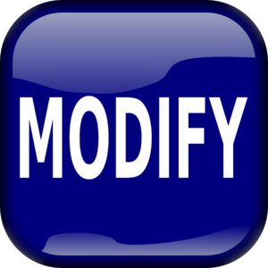 Blue Modify Square Button PNG Clip art
