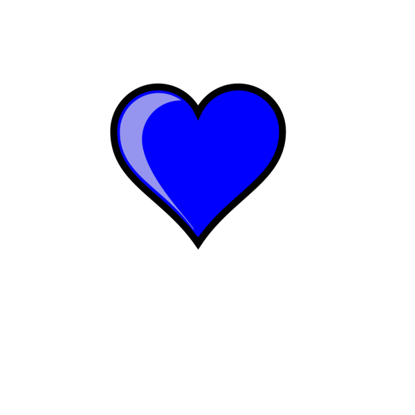 Blue Heart Clip art