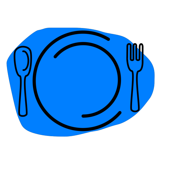 Blue Plate Special PNG Clip art
