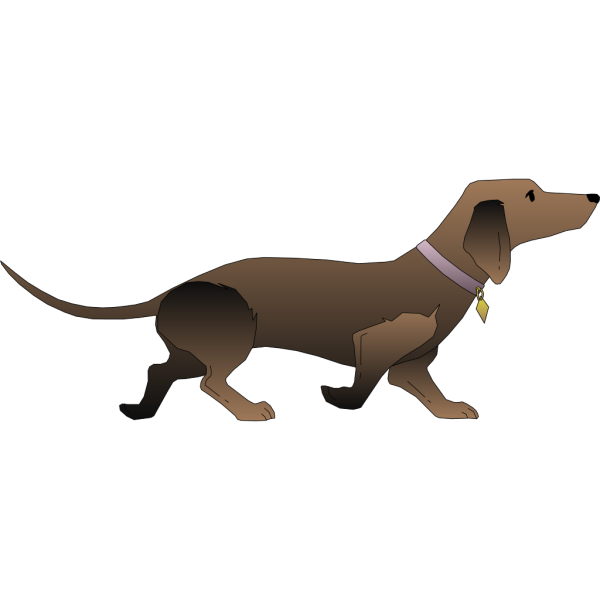 Black Dachshund PNG images