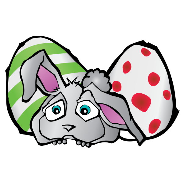 Tired Easter Bunny PNG Clip art