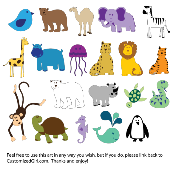 Animals PNG Clip art