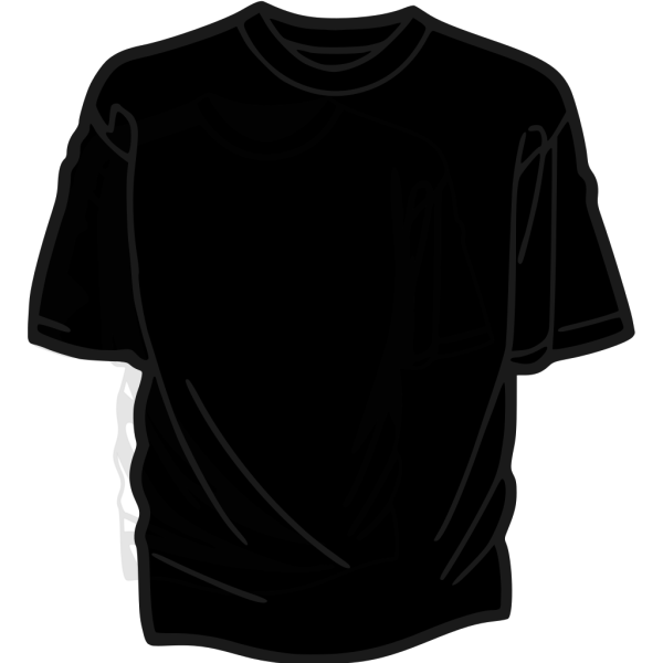 Black T-shirt PNG Clip art