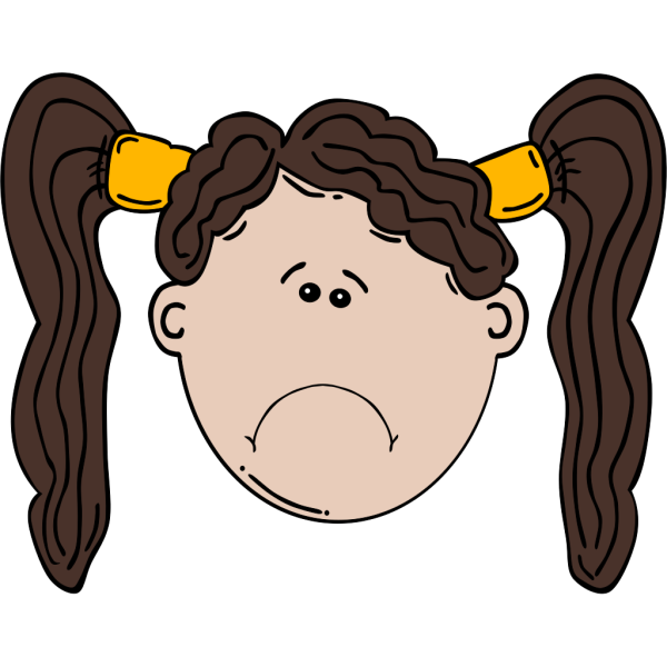 Sad Girl PNG Clip art