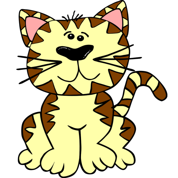 Kitten Yellow PNG images