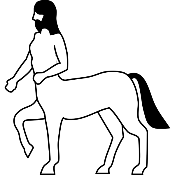 Heraldic Centaur PNG Clip art