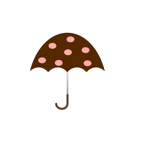 Polka Dot Umbrella PNG Clip art