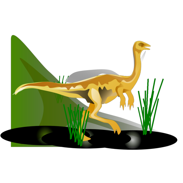 Gallimimus PNG Clip art