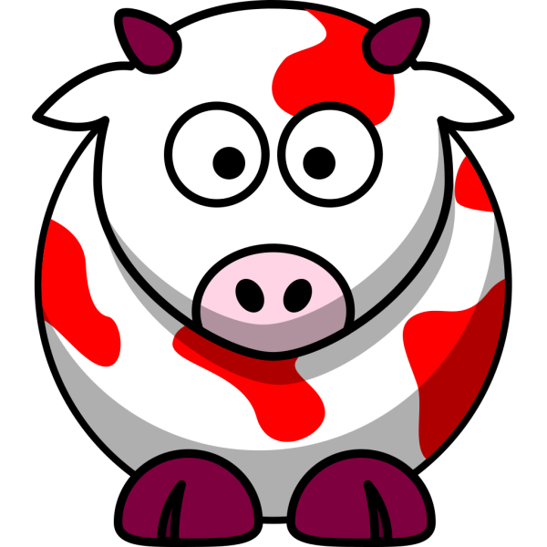 Red Cow 2 PNG Clip art