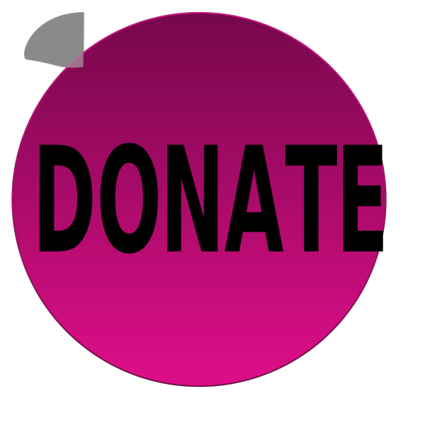 Purple Donate Button Bold PNG Clip art