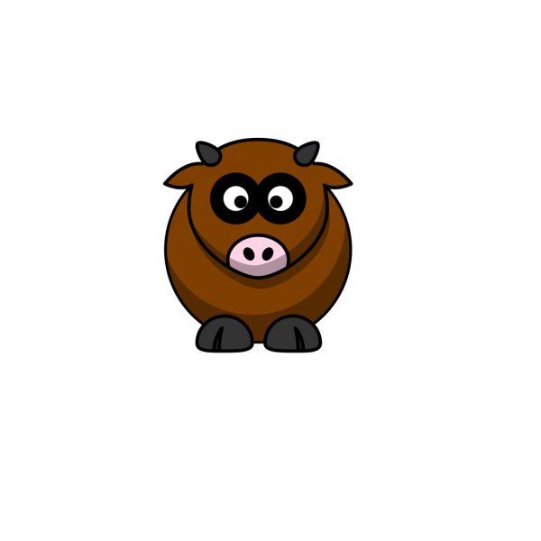Brown  Cow PNG Clip art
