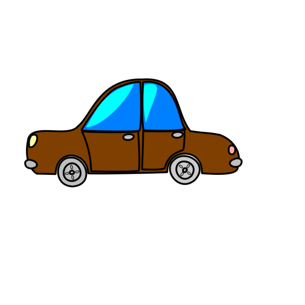 Car Brown Cartoon Transport PNG Clip art